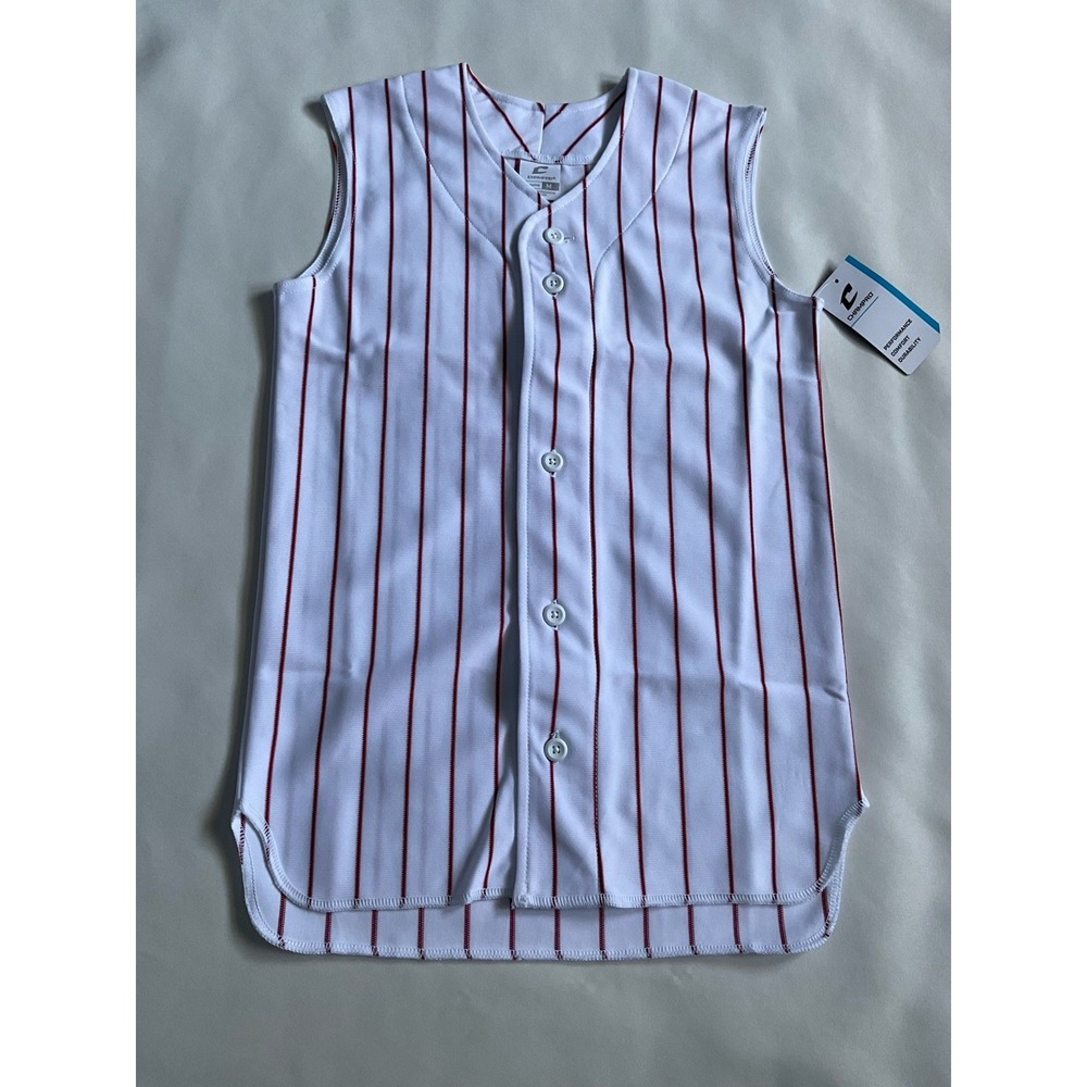 Champro Performance Sleeveless Youth Boys striped Jersey M - Picture 1 of 6